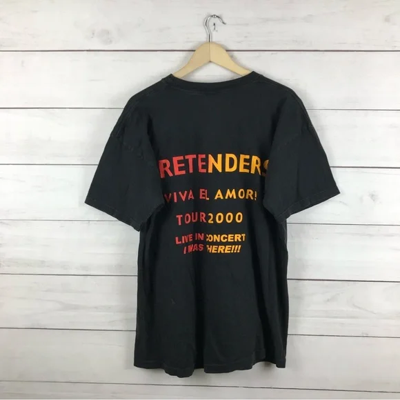 RARE Vintage 2000 Pretenders Band Tour T-Shirt - Picture 2 of 5